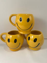 Mccoy Smiley Face Mugs and Cookie Jar. - Etsy UK