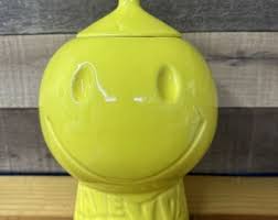 Vintage Mccoy USA Pottery Smiley Face Cookie Jar Have A ...