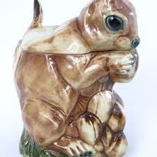 Vintage Mccoy Pottery Squirrel Cookie Jar, Circa 1950's - 10" Tall, 6" Wide, 6.5" Deep - Very Good Condition and Cute! - Etsy Canada
