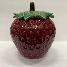 Vintage Mccoy Strawberry Cookie Jar - Etsy