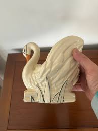 Vintage Mcm Mccoy Swan Planter - Etsy Israel