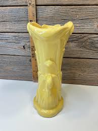 Vintage Mccoy Planter Vase Bird Yellow 40' - Etsy