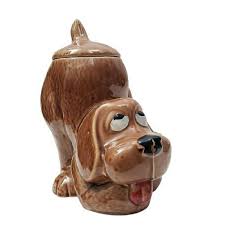 Vintage McCoy Pottery Thinking Hound Dog Cookie Jar 11" | eBay