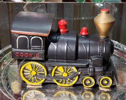 Vintage Mccoy Steam Engine Cookie Jar: 1960s Train ...