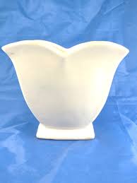 Mccoy Pottery White Pillow Vase - Heart Vase - Garden Line ...