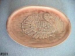 McCoy Pottery Turkey Design Serving Platter (item #199769)