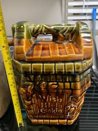 2 total Ceramic cookie jars Cookie Log squirrel log + Mccoy USA wish had cookie | eBay