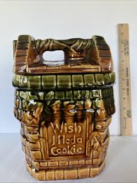 Mccoy Wishing Well Cookie Jar In Mccoy Art Pottery for sale | eBay
