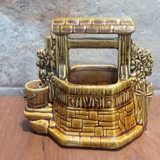 Vintage Mccoy Wishing Well Planter - Etsy