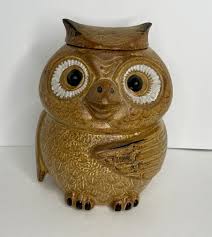 Vtg McCoy Pottery Woodsy Owl Matte Finish Cookie Jar 204 1974-90 USA 10" H Boho | eBay