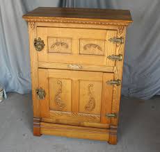 Bargain John's Antiques | Antique Wood Ice Box - Front ...
