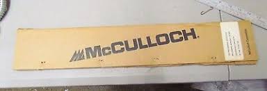 New 16" Genuine McCulloch Chainsaw Bar 222916-01 .050 ...