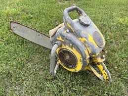 Vintage McCulloch 3-25 Chainsaw with Bar & Chain (IL) | eBay