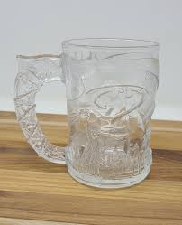 1995 Mcdonald's BATMAN - Commemorative Batman Forever Clear Glass Mug - Etsy