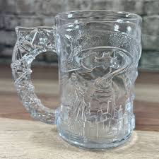 McDonald's Batman Forever Movie 1995 DC Comics Batman Glass Mug Cup | eBay Australia