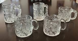 McDonalds Batman Forever Movie 1995 Mugs Set 5 Robin Two Face Batman Riddler (2) | eBay