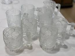 SET OF 8 McDonald's Flintstone Glass Mugs Rocky Road Mugs made in USA/ France | eBay