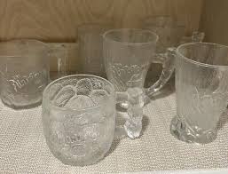 VINTAGE McDonald's Flintstones Cup 6 Mug Set RocDonalds Collectible Lot Glass | eBay