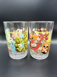 McDonalds Dreamworks Shrek the Third Glass Collector's Cup ...