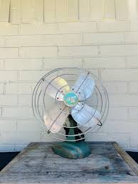 Antique Fan- Desk Fan- Vintage Zero Fan- Blue Vintage Zero ...
