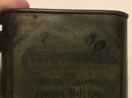 Carborundum Abrasive Material Vintage Tin, Niagara Falls ...