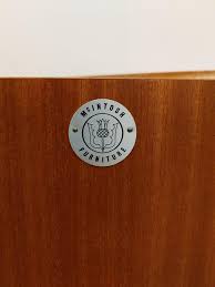 Vintage Mid Century Modern Teak Credenza by McIntosh For Sale at 1stDibs