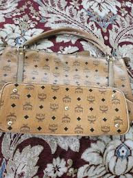 MCM Cognac Large Bag | eBay