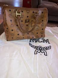 Authentic MCM Boston Bag | eBay