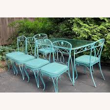 Russell Woodard Patio Table and Chairs - AptDeco