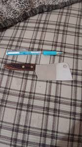 Will you show off your hatchets and cleavers?