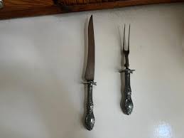 Silverplate Carving Set – Discontinued Sharon Pattern, No ...