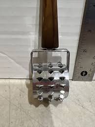 Vintage Butterscotch Bakelite Handle Dough Hole Roller Meat ...