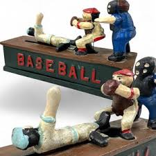 Baseball Cast Iron Bank - Etsy