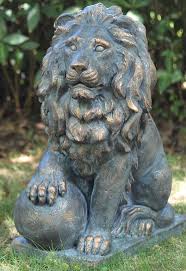 Lion Sentry Statues Set of 2 | Zaer Limited |