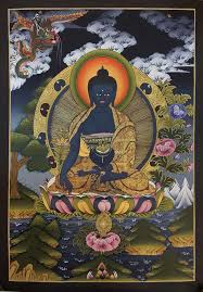 Medicine Buddha Thangka Painting • Medicine Buddha Gallery