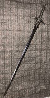 VINTAGE 40” SWORD, MADE IN PAKISTAN, “DEMON HEAD” HANDLE, IN ...