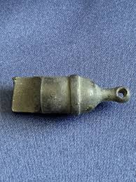 Old Metal Pig nose Style Pealess Working Whistle Hanging ...