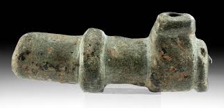 Sold at Auction: Native American Middle Woodland Stone Pipe ...