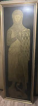 sir robert de bures brass rubbing print | eBay
