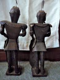 Vintage Metal Knight Conquistador Sculptures Mexico | eBay