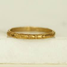 Buy Vintage 14k Gold Filigree Band - Size 7 Wedding Ring ...