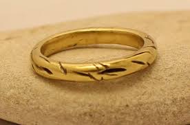 Gold Ring- Classic - Hammered Handmade -fashion Jewelry ...