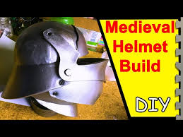 How To Make A Knight Helmet (Sallet DIY) - YouTube