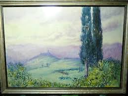 Rare Vintage Louisa Loring Dresel Original Watercolor Signed/Dated 1938 | eBay