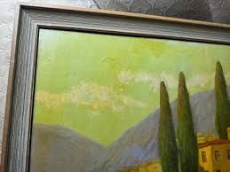 M.A High Jr. 1956 "Coastal Landscape Scene" Oil Painting - Signed And Framed | eBay