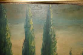 Huge Antique Flemish Oil Painting Signed a Apoeie circa 1880 Rural Sea Scene For Sale at 1stDibs