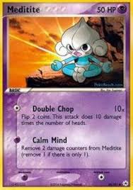 Buy Pokemon - Meditite (65) - EX Hidden Legends - Reverse Holofoil Online at Low Prices in India - Amazon.in