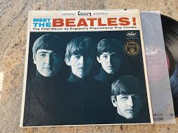 Vintage 12" Vinyl Record - Meet the Beatles - First Pop Rock ...