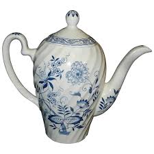 Vintage Wood & Sons Blue Fjord made in England 4 Cup Coffee ...