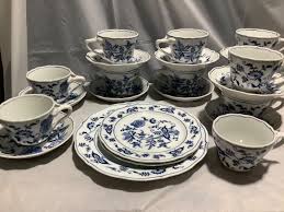 Vintage Blue Danube Japan Blue Onion Rectangle Mark ...